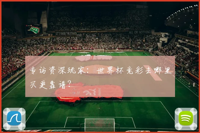 专访资深玩家：世界杯竞彩去哪里买更靠谱？